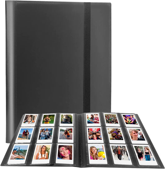 432 Pockets Photo Album for Fujifilm Instax Mini Camera, for Polaroid Snap PIC-300 Z2300 Instant Camera, 2X3 Photo Album Book for Fujifilm Instax Mini 11 12 9 Evo 90 70 40 8 7 Liplay Instant Camera(Black)